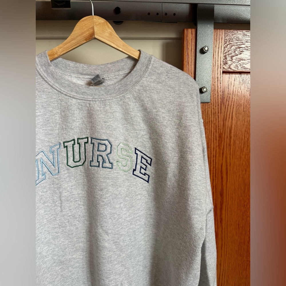Gildan Gray Nurse Sweatshirt